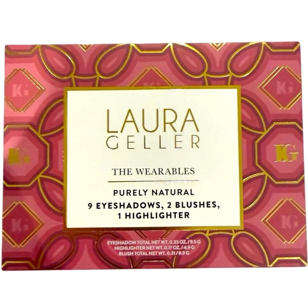 NEW Laura Geller The Wearables eye shadow x12 Palette vibrant pigment